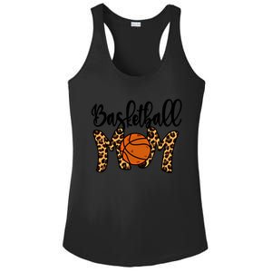 Basketball Mom Leopard Basketball Mama Mothers Day Mom Gift Ladies PosiCharge Competitor Racerback Tank