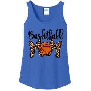 Basketball Mom Leopard Basketball Mama Mothers Day Mom Gift Ladies Essential Tank