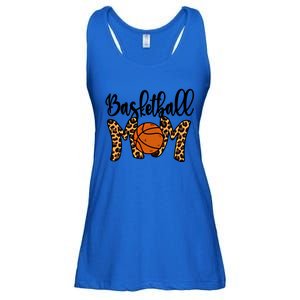 Basketball Mom Leopard Basketball Mama Mothers Day Mom Gift Ladies Essential Flowy Tank