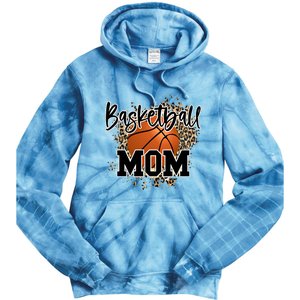 Basketball Mom Leopard Cheetah Basketball Sport Gift Tie Dye Hoodie