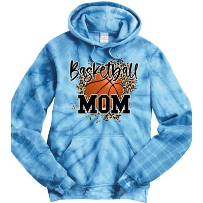 Basketball Mom Leopard Cheetah Basketball Sport Gift Tie Dye Hoodie