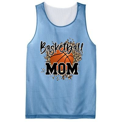 Basketball Mom Leopard Cheetah Basketball Sport Gift Mesh Reversible Basketball Jersey Tank