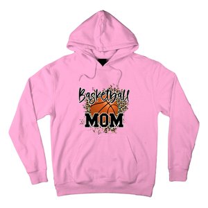 Basketball Mom Leopard Cheetah Basketball Sport Gift Hoodie