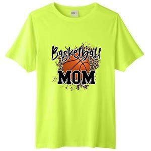 Basketball Mom Leopard Cheetah Basketball Sport Gift Tall Fusion ChromaSoft Performance T-Shirt