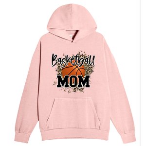 Basketball Mom Leopard Cheetah Basketball Sport Gift Urban Pullover Hoodie