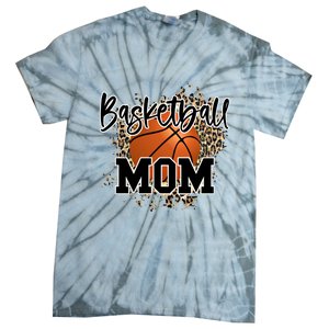 Basketball Mom Leopard Cheetah Basketball Sport Gift Tie-Dye T-Shirt