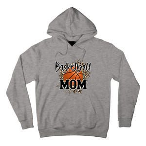 Basketball Mom Leopard Cheetah Basketball Sport Gift Tall Hoodie