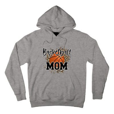 Basketball Mom Leopard Cheetah Basketball Sport Gift Tall Hoodie