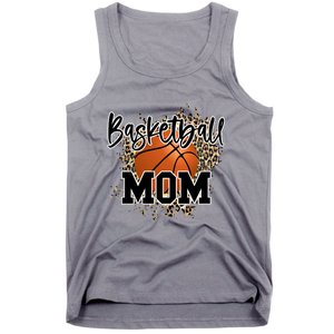 Basketball Mom Leopard Cheetah Basketball Sport Gift Tank Top