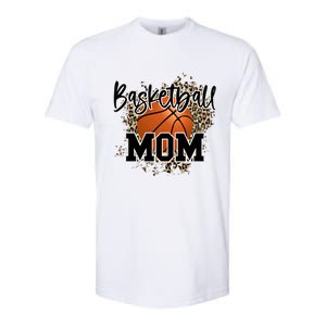 Basketball Mom Leopard Cheetah Basketball Sport Gift Softstyle CVC T-Shirt