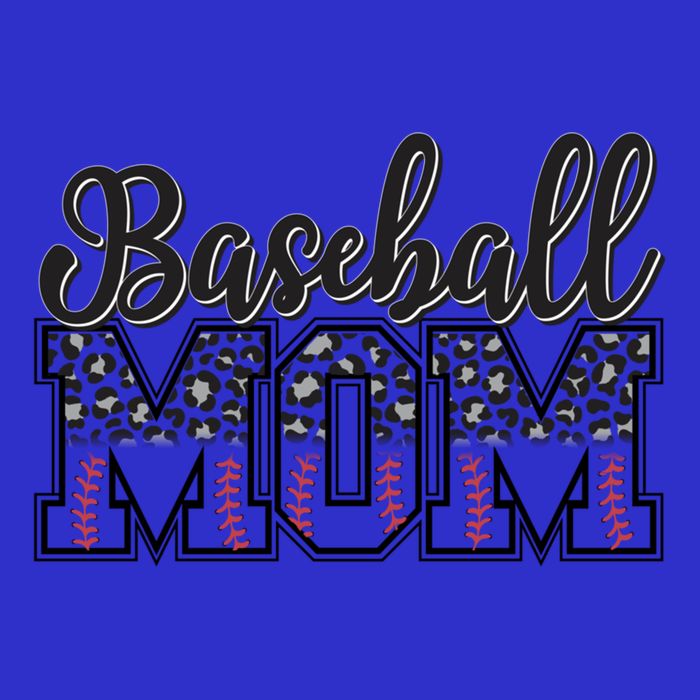 Baseball Mom Leopard Funny Softball Mom MotherS Day Gift Sweatshirt