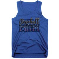 Baseball Mom Leopard Funny Softball Mom MotherS Day Gift Tank Top