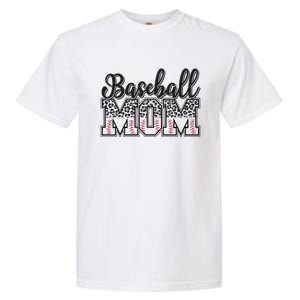 Baseball Mom Leopard Funny Softball Mom MotherS Day Gift Garment-Dyed Heavyweight T-Shirt