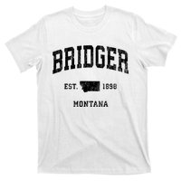 Bridger Montana Mt Vintage Athletic Sports Design T-Shirt