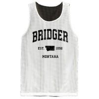 Bridger Montana Mt Vintage Athletic Sports Design Mesh Reversible Basketball Jersey Tank