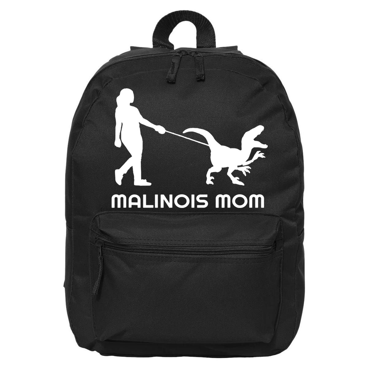 Belgian Malinois Mom 16 in Basic Backpack