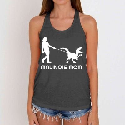 Belgian Malinois Mom Women's Knotted Racerback Tank