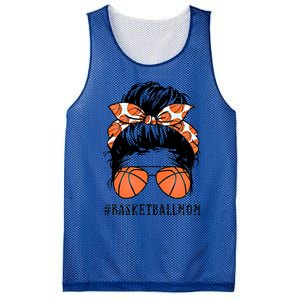 Basketball Mom Messy Bun Proud Mama Basketball Sunshades Gift Mesh Reversible Basketball Jersey Tank