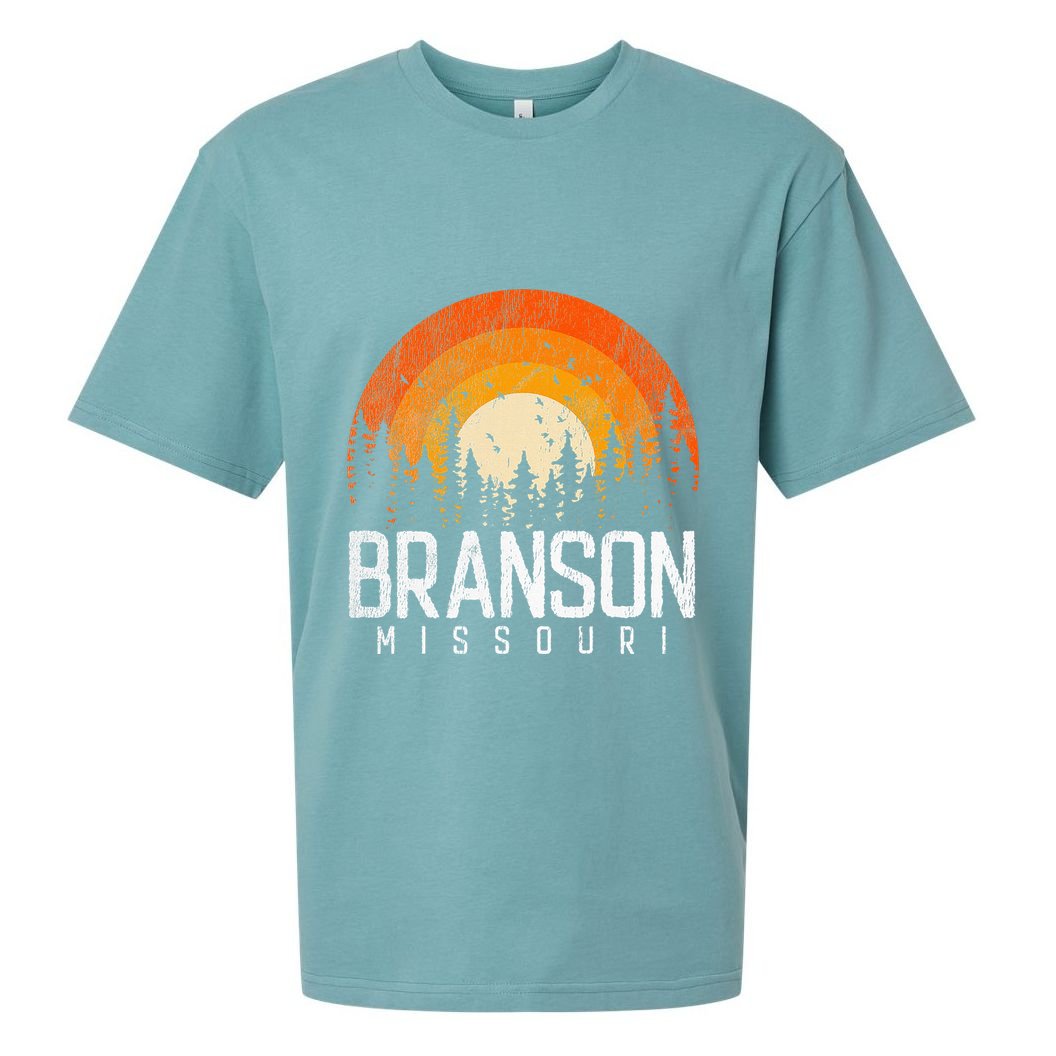 Branson Missouri Mo Retro Vintage 70s 80s 90s Sueded Cloud Jersey T-Shirt
