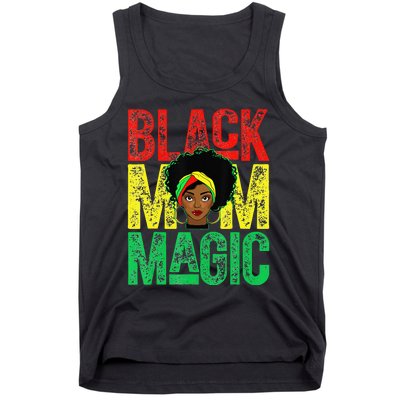 Black Mom Magic Black History Month Africa Pride Tank Top