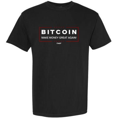 Bitcoin Make Money Great Again Garment-Dyed Heavyweight T-Shirt