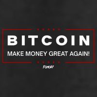 Bitcoin Make Money Great Again 7 Panel Mesh Trucker Snapback Hat