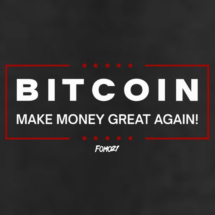 Bitcoin Make Money Great Again 7 Panel Mesh Trucker Snapback Hat