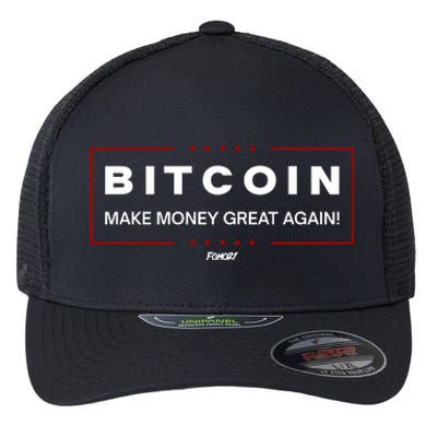 Bitcoin Make Money Great Again Flexfit Unipanel Trucker Cap