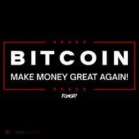 Bitcoin Make Money Great Again Drawstring Bag