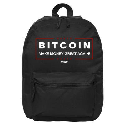 Bitcoin Make Money Great Again 16 in Basic Backpack