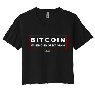 Bitcoin Make Money Great Again Crop Top