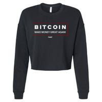 Bitcoin Make Money Great Again Cropped Pullover Crew