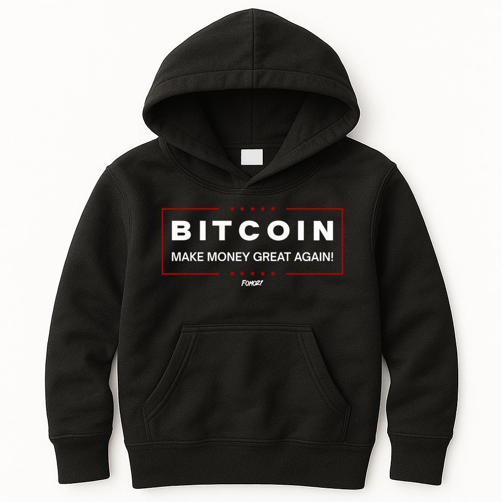 Bitcoin Make Money Great Again Kids Hoodie