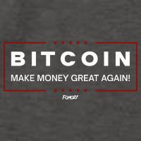 Bitcoin Make Money Great Again Vector Backpack