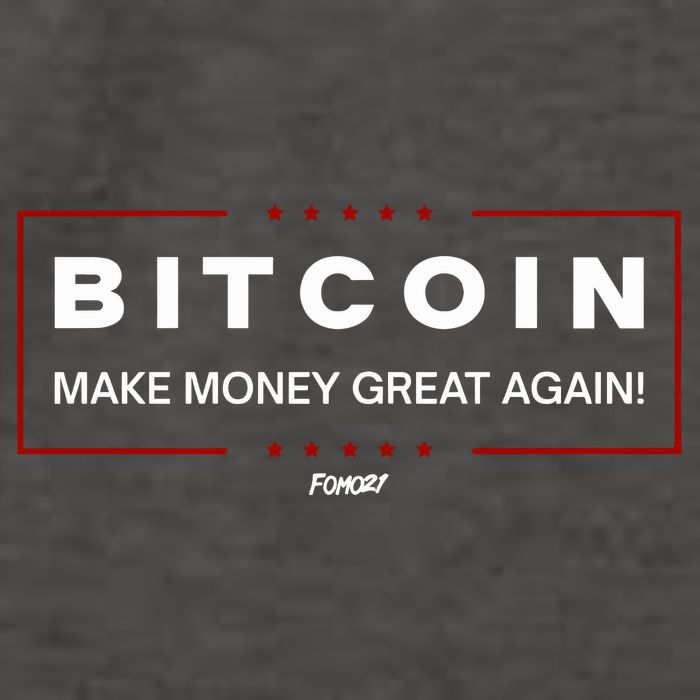 Bitcoin Make Money Great Again Vector Backpack