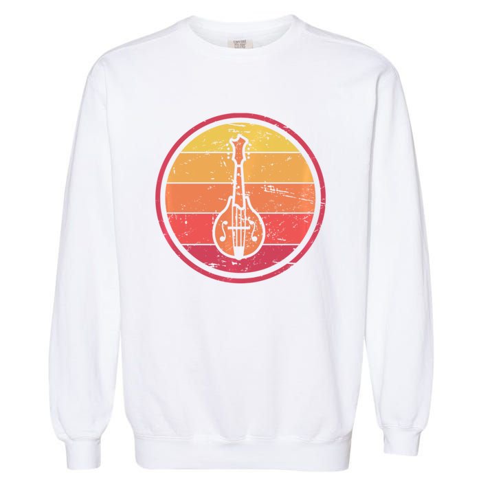 Bluegrass Music Mandolin Player Vintage Bluegrass Garment-Dyed Sweatshirt