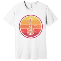 Bluegrass Music Mandolin Player Vintage Bluegrass Premium T-Shirt