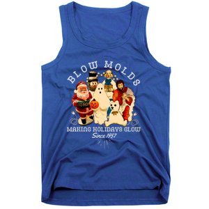 Blow Molds Making Holidays Glow Since 1957 Merry Christmas Great Gift Tank Top