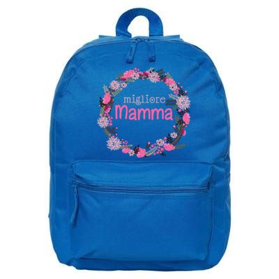 Best Mom Mommy Italy Happy MotherS Day Great Gift 16 in Basic Backpack