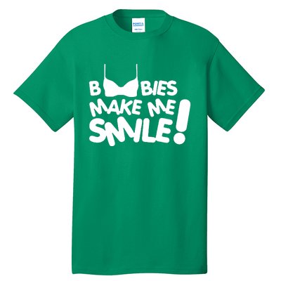 Boobies Make Me Smile Tall T-Shirt