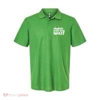 Boobies Make Me Smile Softstyle Adult Sport Polo