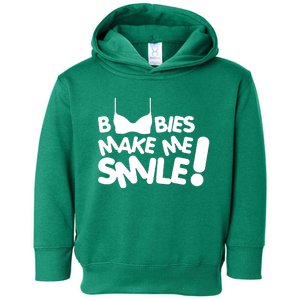 Boobies Make Me Smile Toddler Hoodie