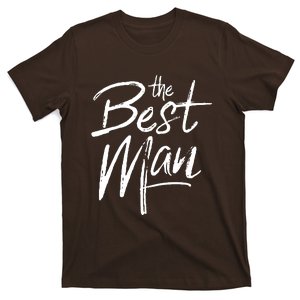 Best Man Matching Party Groomsmen Group T-Shirt