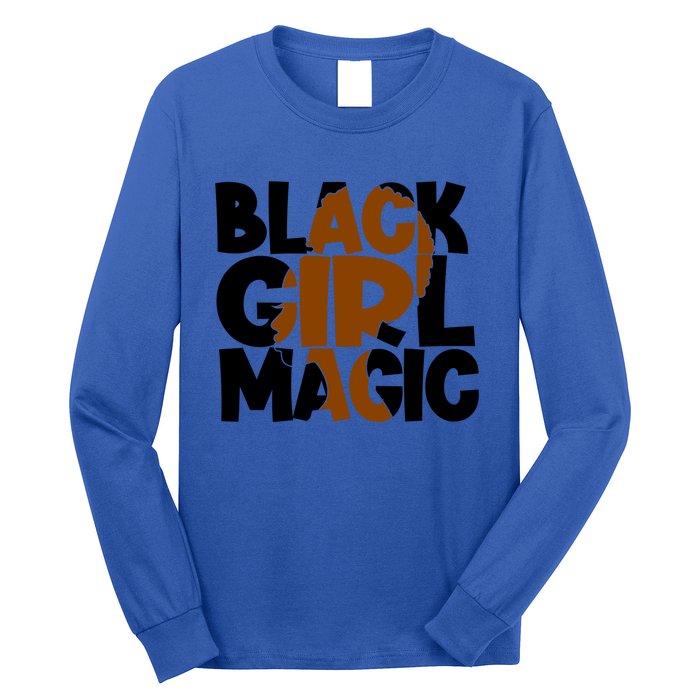 Black Magic Melanin Power Black History Month Funny Gift Long Sleeve Shirt