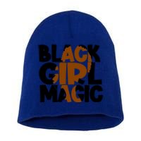 Black Magic Melanin Power Black History Month Funny Gift Short Acrylic Beanie