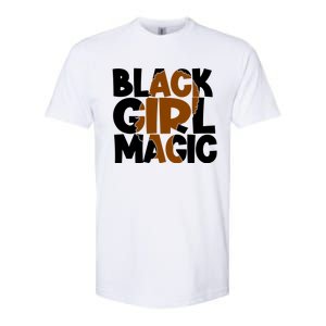 Black Magic Melanin Power Black History Month Funny Gift Softstyle CVC T-Shirt