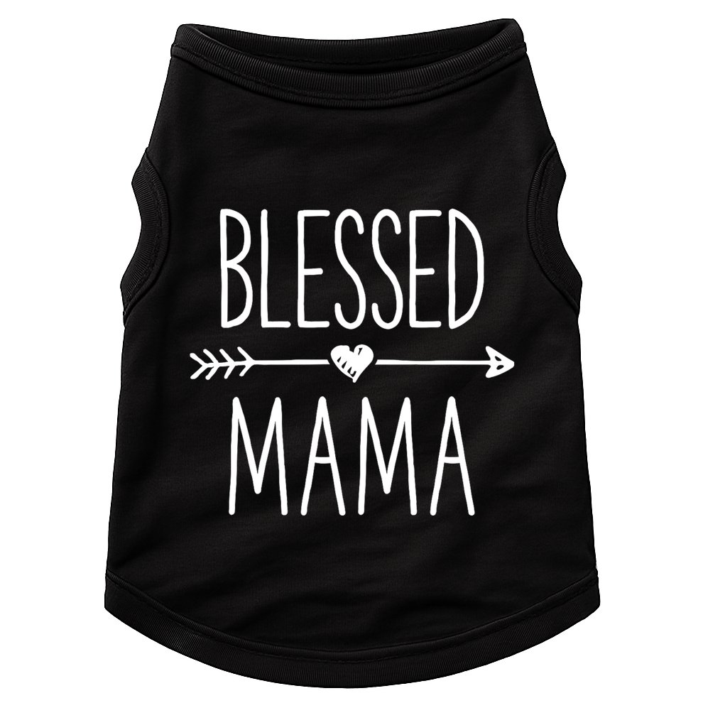 Blessed Mama Mother Moms Mommy Grandma Doggie Tank