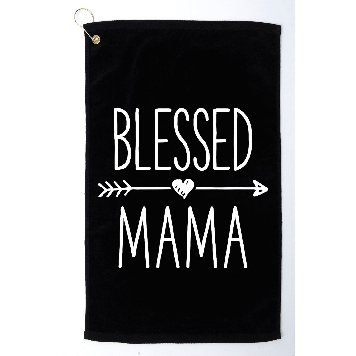 Blessed Mama Mother Moms Mommy Grandma Golf Towel