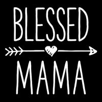 Blessed Mama Mother Moms Mommy Grandma Zip Tote Bag