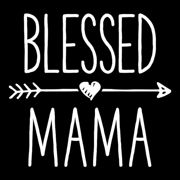 Blessed Mama Mother Moms Mommy Grandma Zip Tote Bag